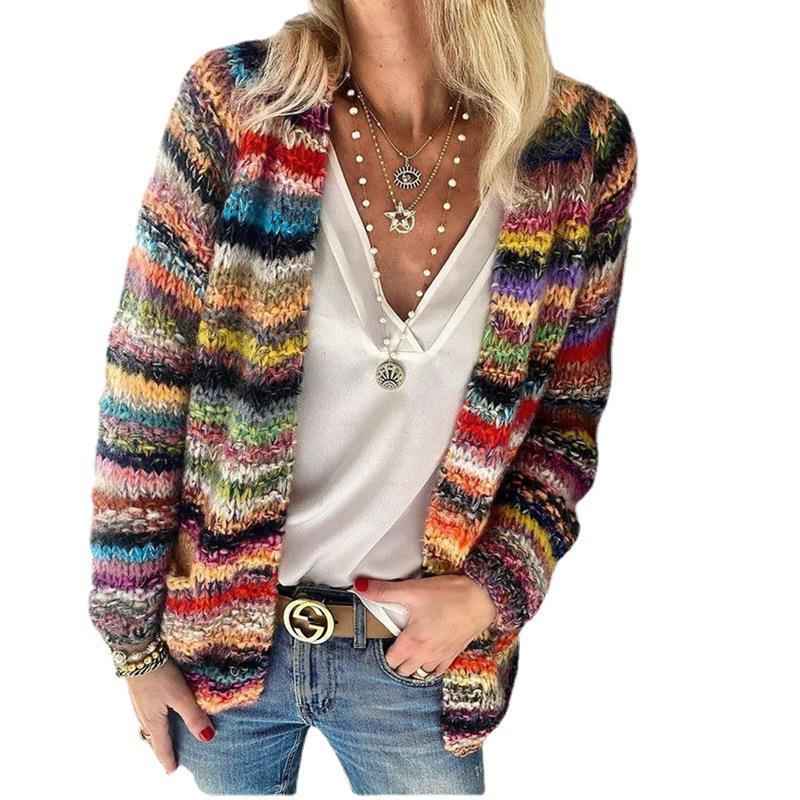 Cardigan en maille fine – Veste légère et ample pour femme