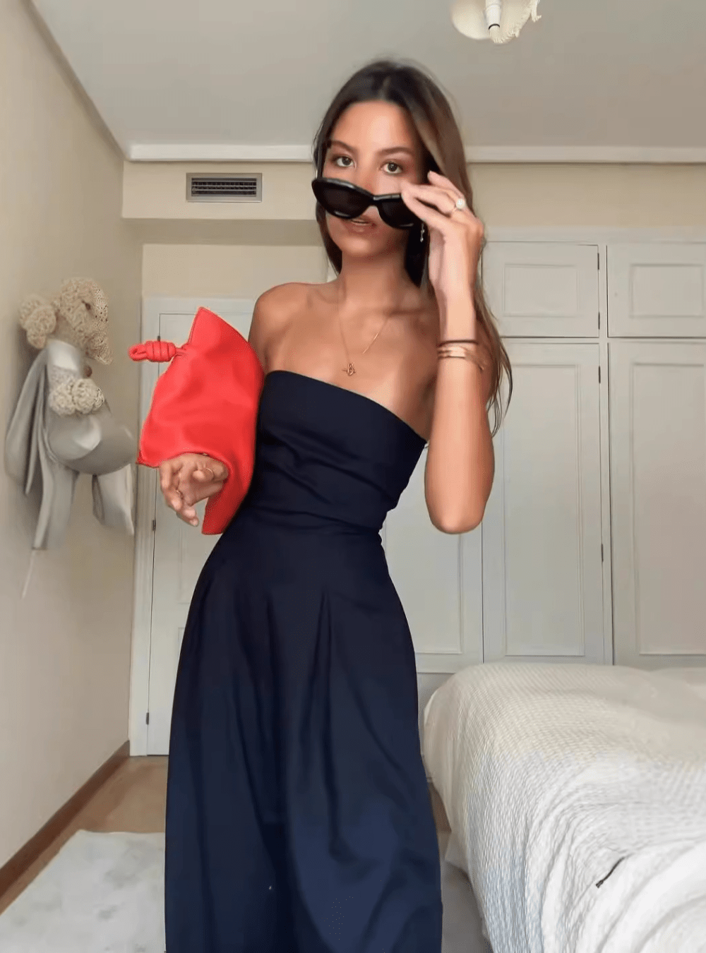 Celvarya® | Combinaison Bustier Évasée Élégance Nocturne - parlezmode.com