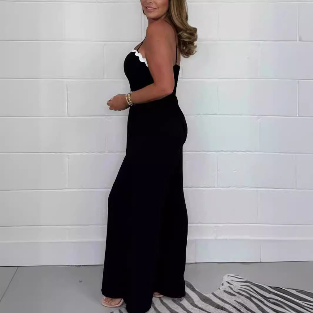 Noemys® | Combinaison Bustier Élégante à Jambes Larges