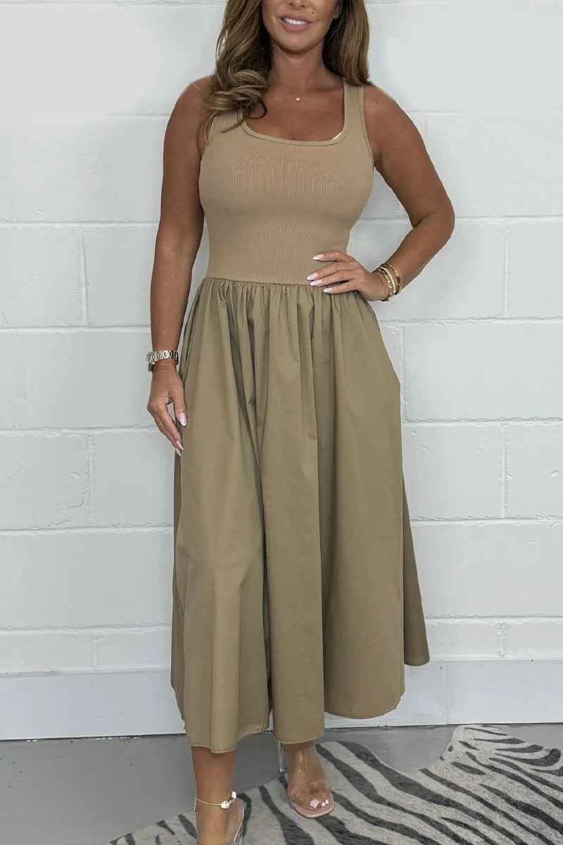 Valarène® | Robe Taille Cintrée Élégance Pure – Style Épuré
