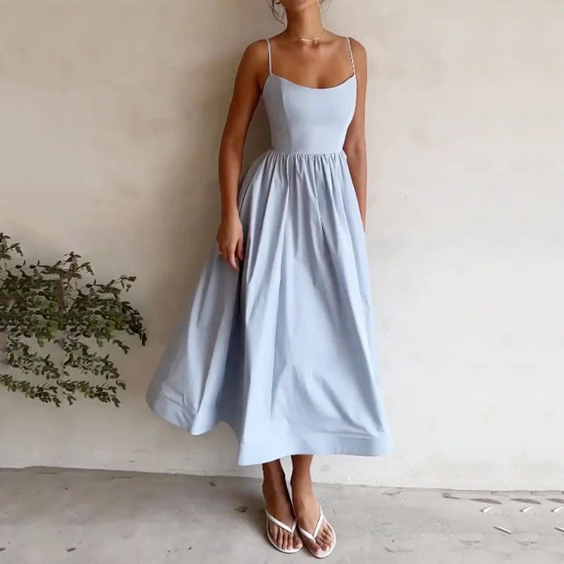 Rosavelle® | Robe Évasée à Fines Bretelles