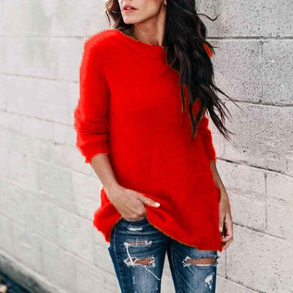 Pull tricoté à coutures – Nouvelle collection automne pour femme