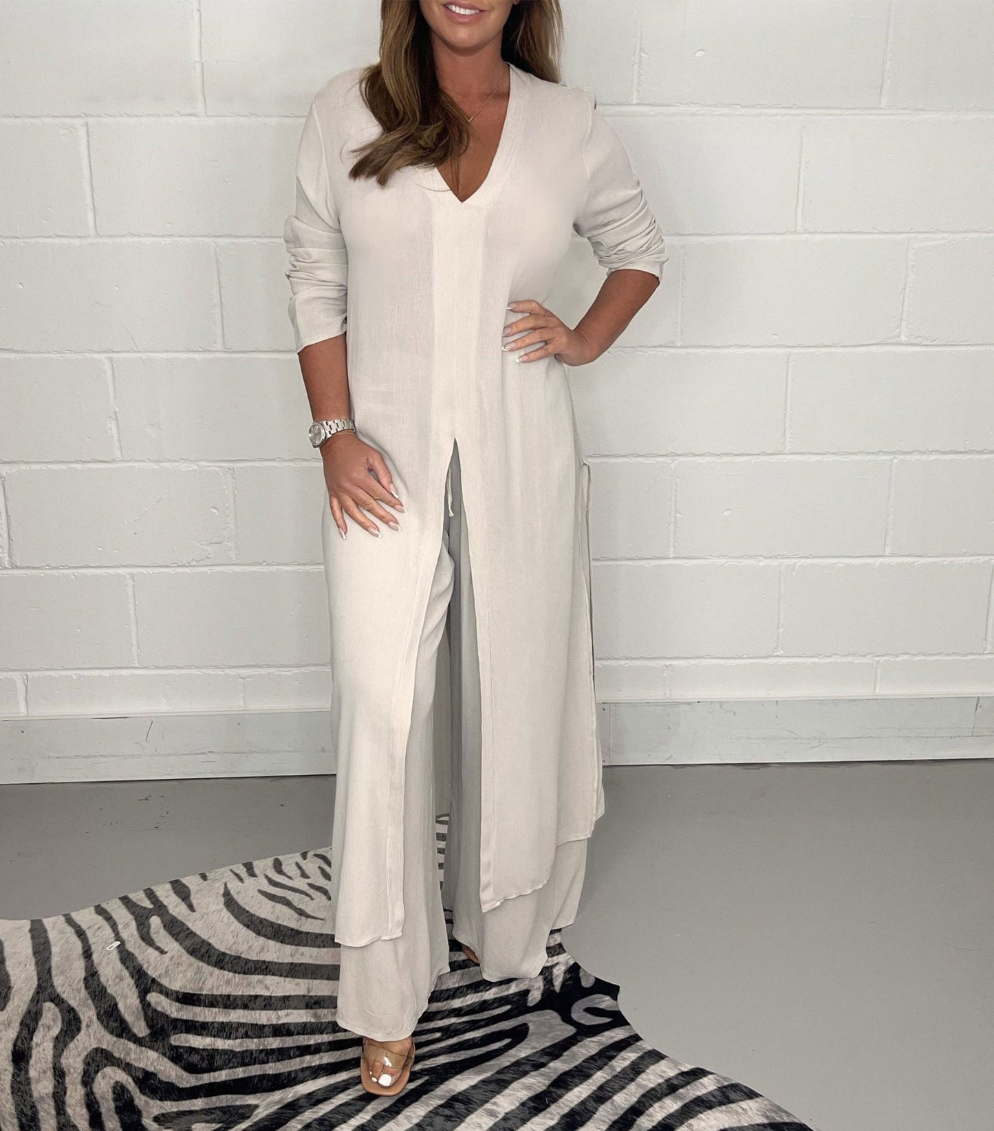 Lunavera® | Ensemble Deux Pièces Long Minimaliste Chic