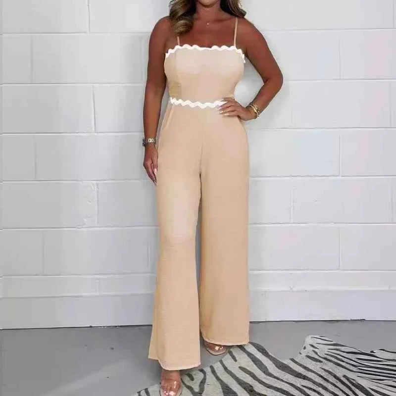 Noemys® | Combinaison Bustier Élégante à Jambes Larges