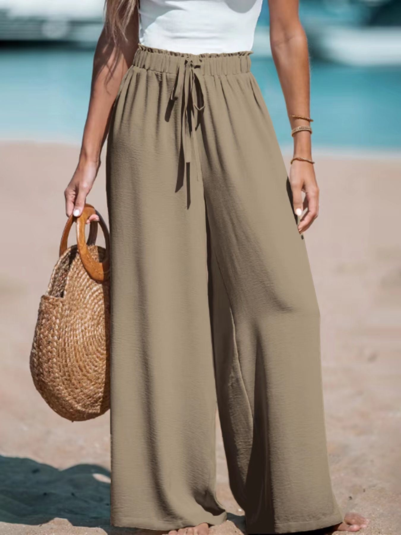 Noiréa® | Pantalon Large Élégance Décontractée