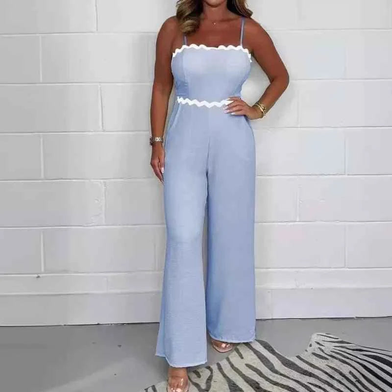 Noemys® | Combinaison Bustier Élégante à Jambes Larges