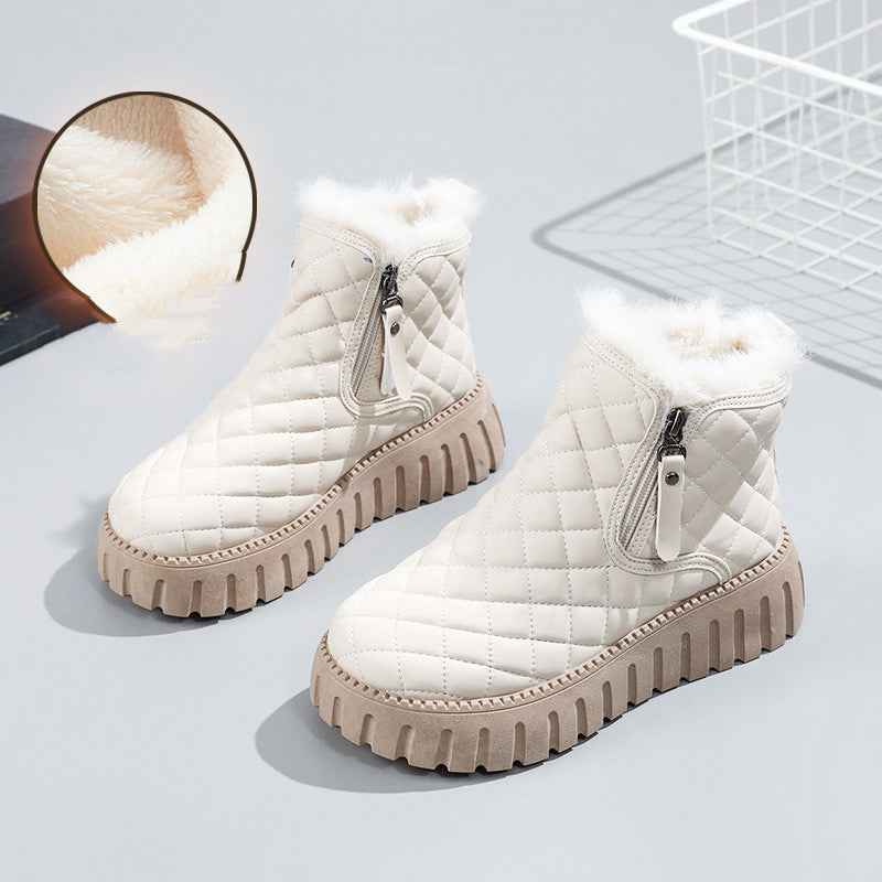 Freya® | Bottines d’Hiver Confortables à Plateforme
