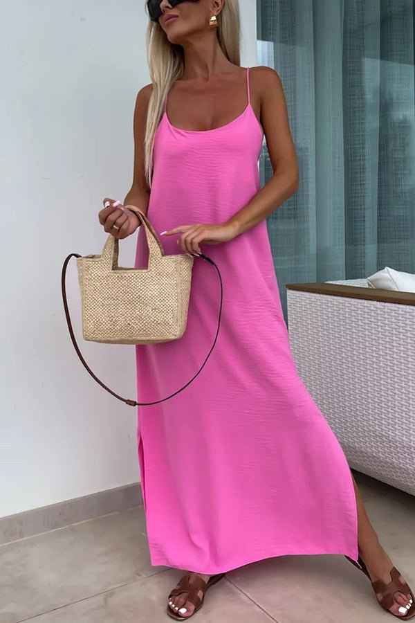Soléana® | Robe Longue Évasée à Bretelles