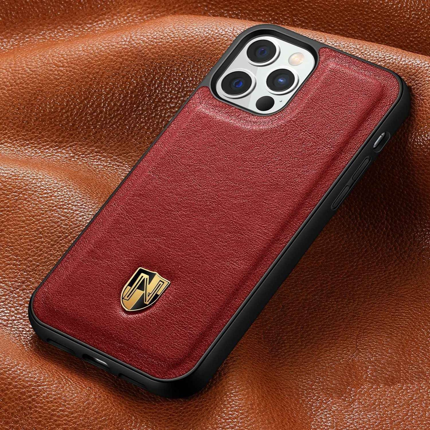 Leather Phone Case Luxury Top Layer Leather - parlezmode.com