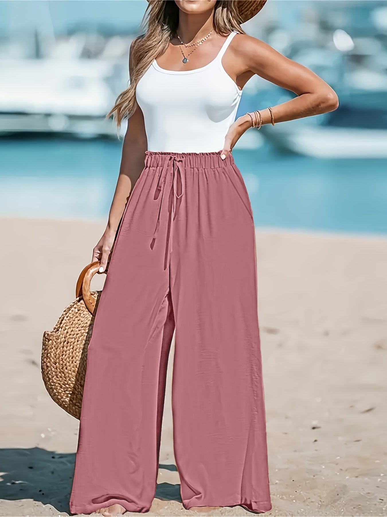 Noiréa® | Pantalon Large Élégance Décontractée