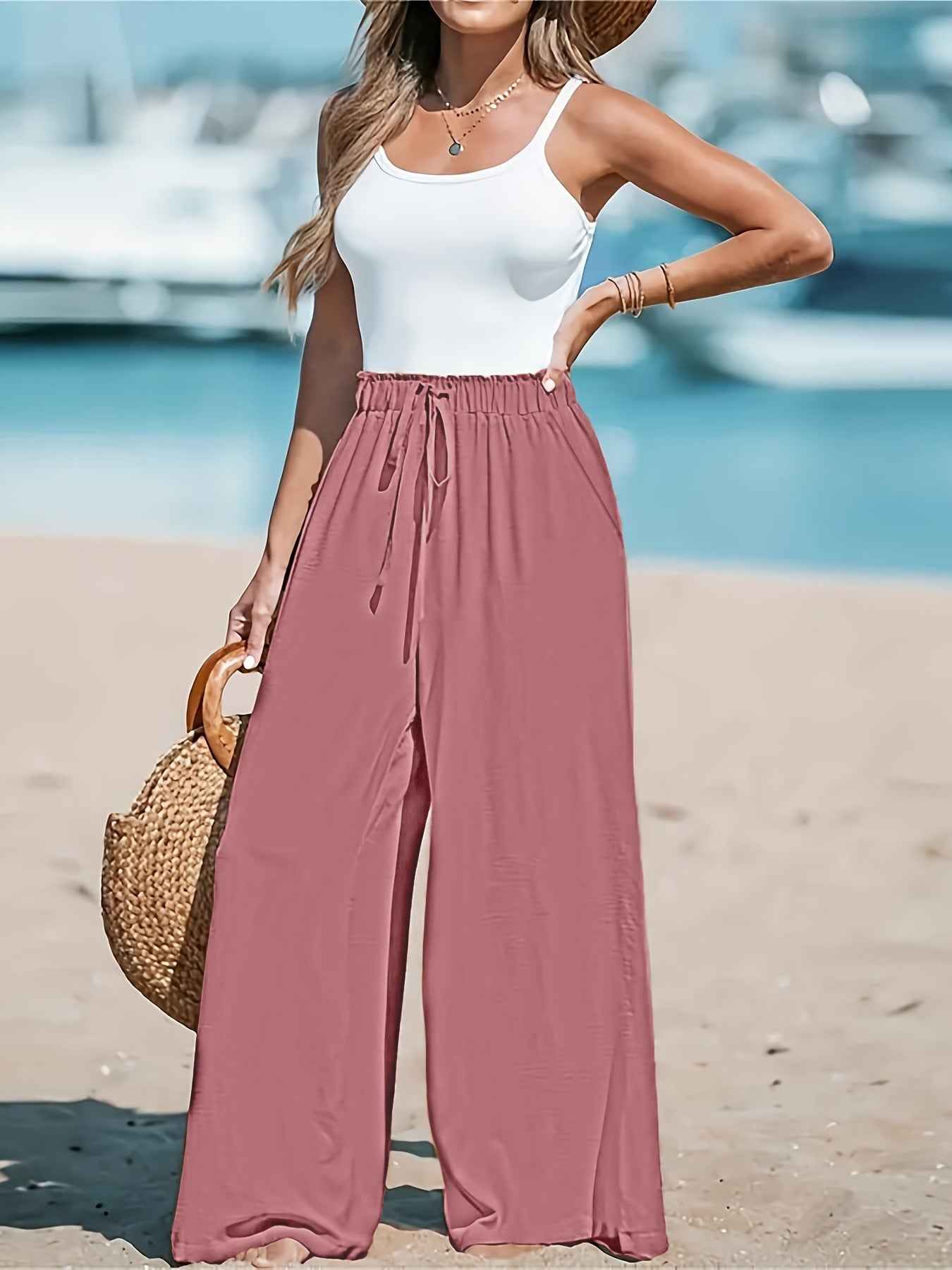 Noiréa® | Pantalon Large Élégance Décontractée