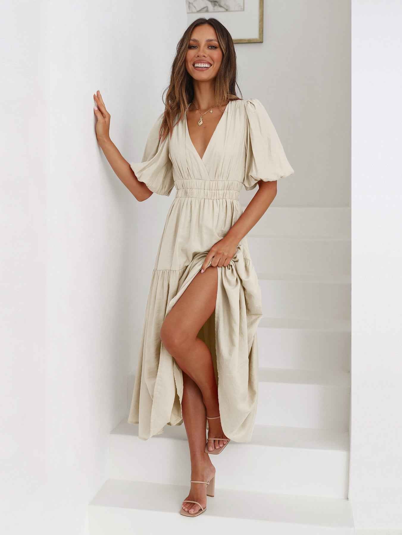 Elaria® | Robe Élégante à Volants
