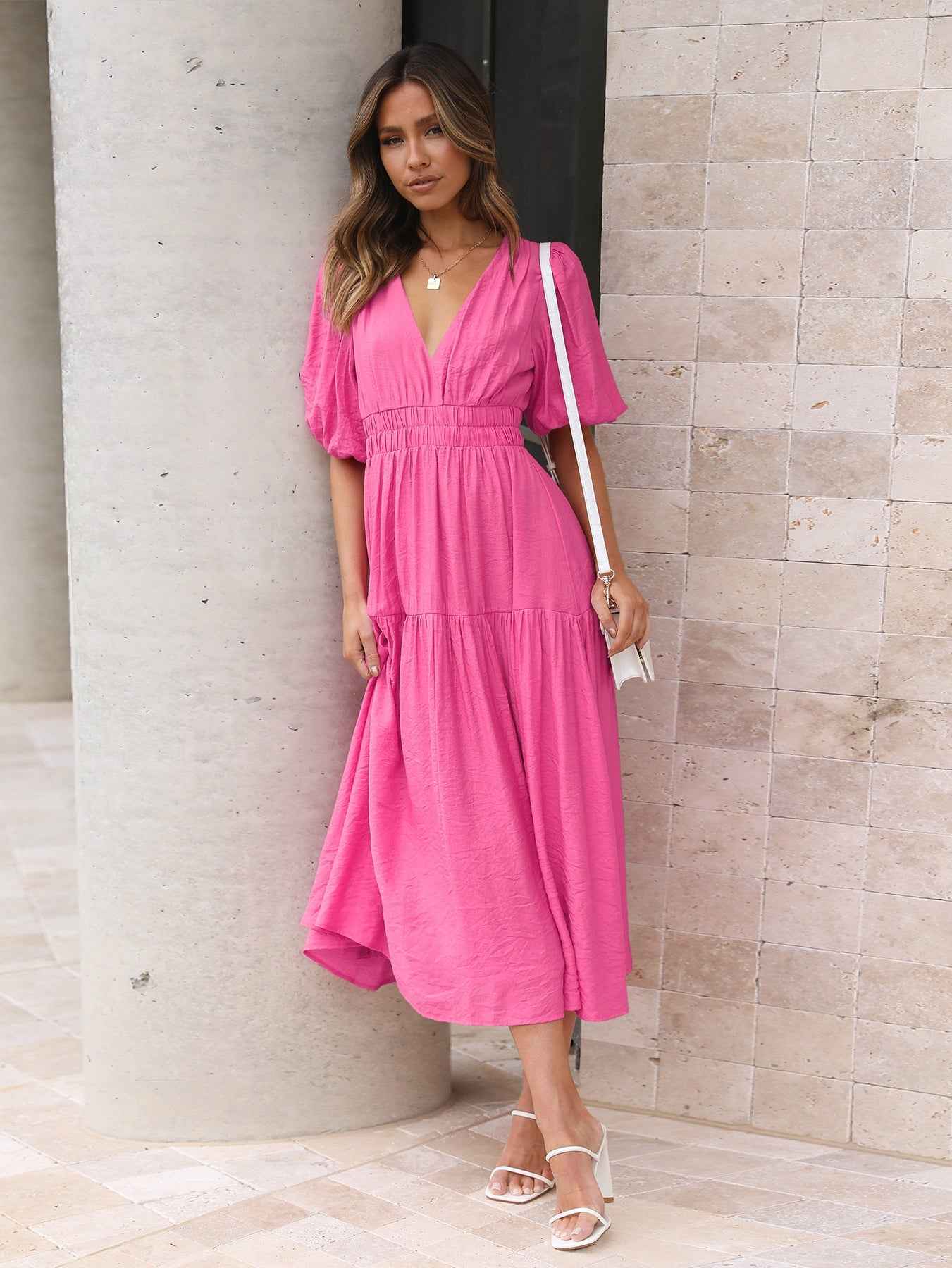 Elaria® | Robe Élégante à Volants - parlezmode.com