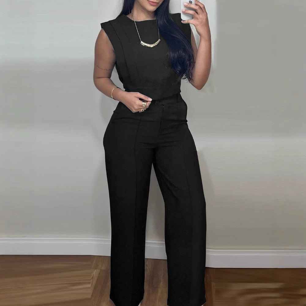 Lureysa® | Ensemble Débardeur Épuré et Pantalon Tailleur Élégant