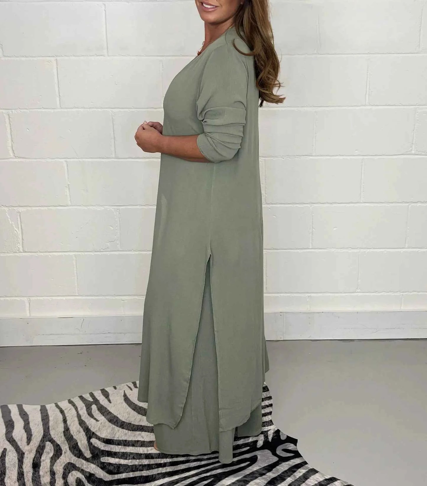 Lunavera® | Ensemble Deux Pièces Long Minimaliste Chic