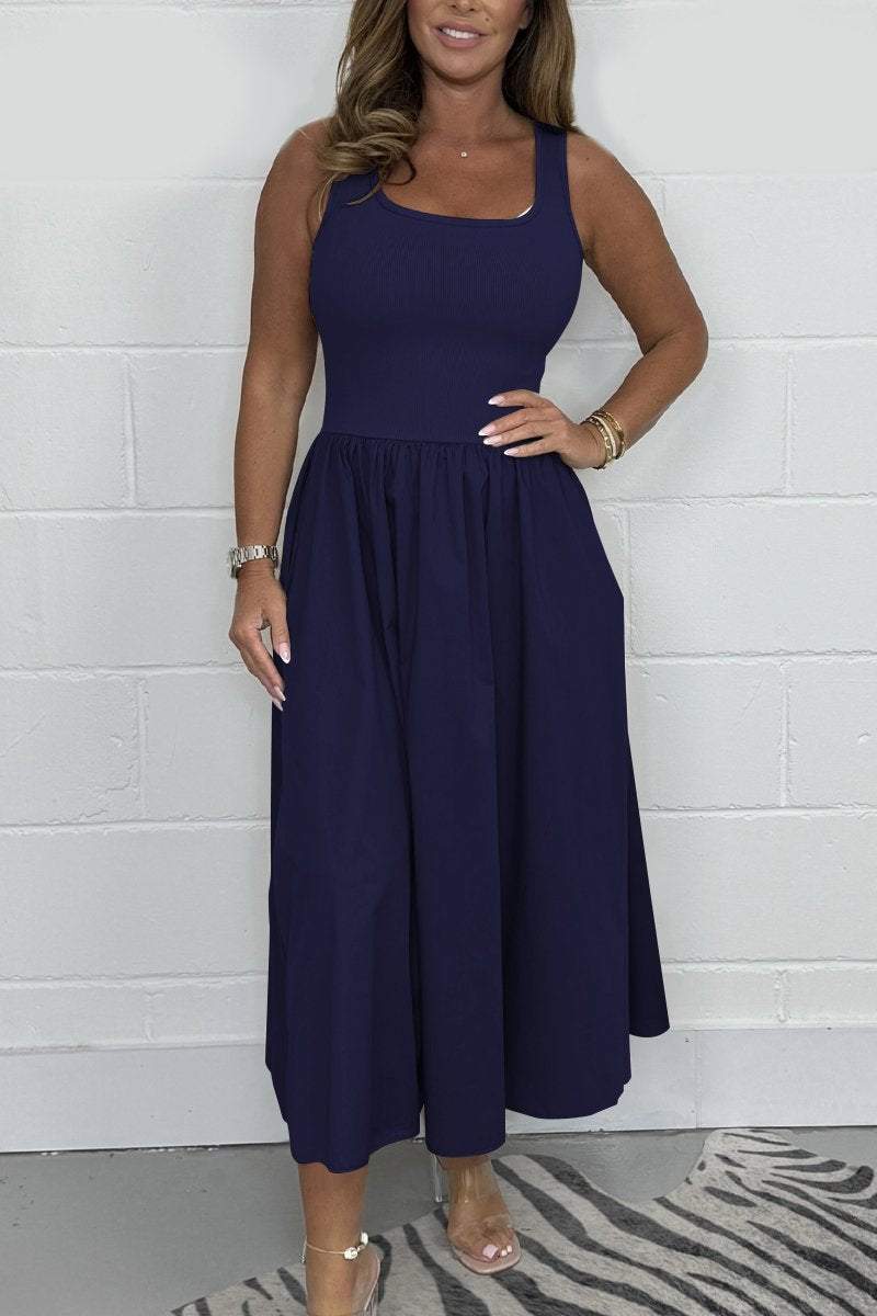 Valarène® | Robe Taille Cintrée Élégance Pure – Style Épuré
