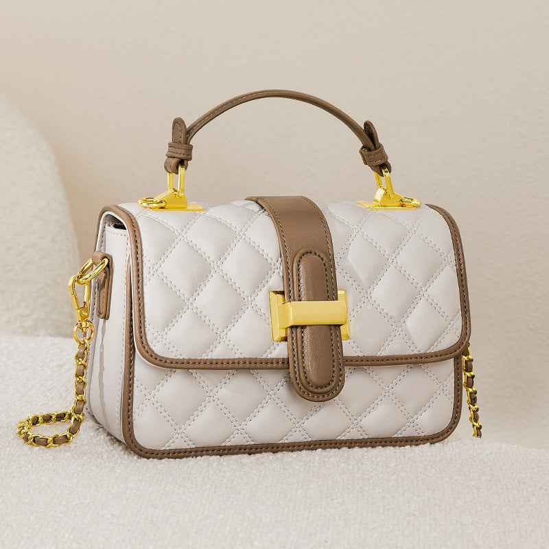 Sac bandoulière en cuir véritable – élégance d’automne et luxe accessible