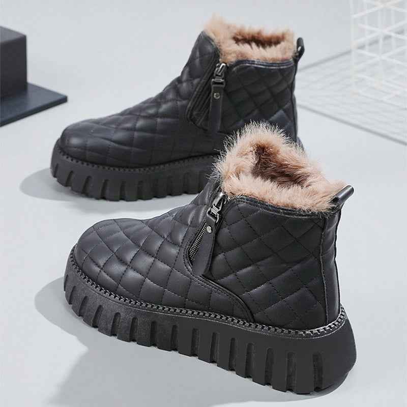 Freya® | Bottines d’Hiver Confortables à Plateforme