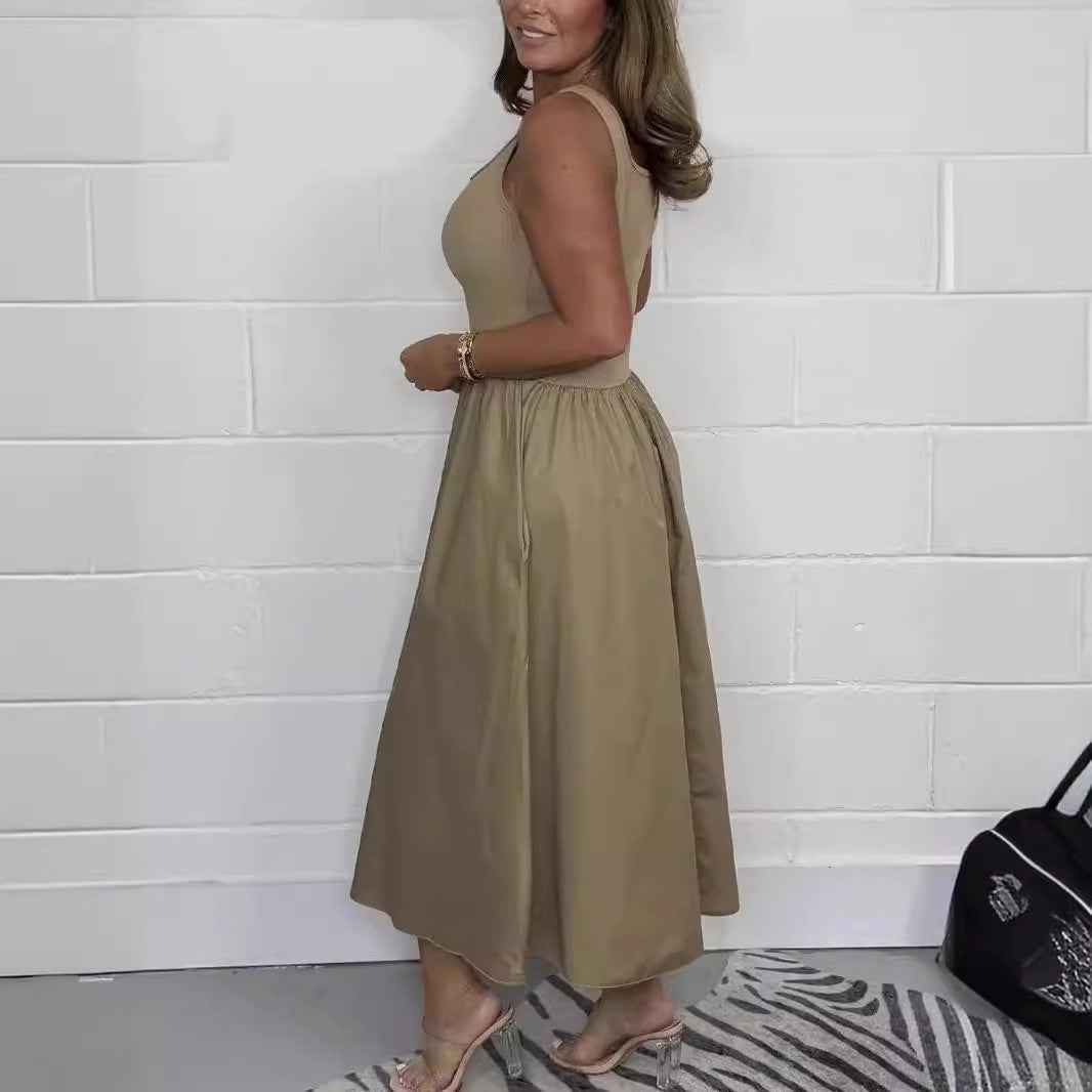 Valarène® | Robe Taille Cintrée Élégance Pure – Style Épuré