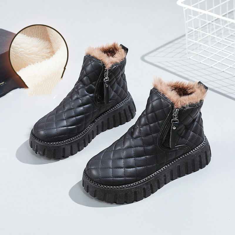 Freya® | Bottines d’Hiver Confortables à Plateforme