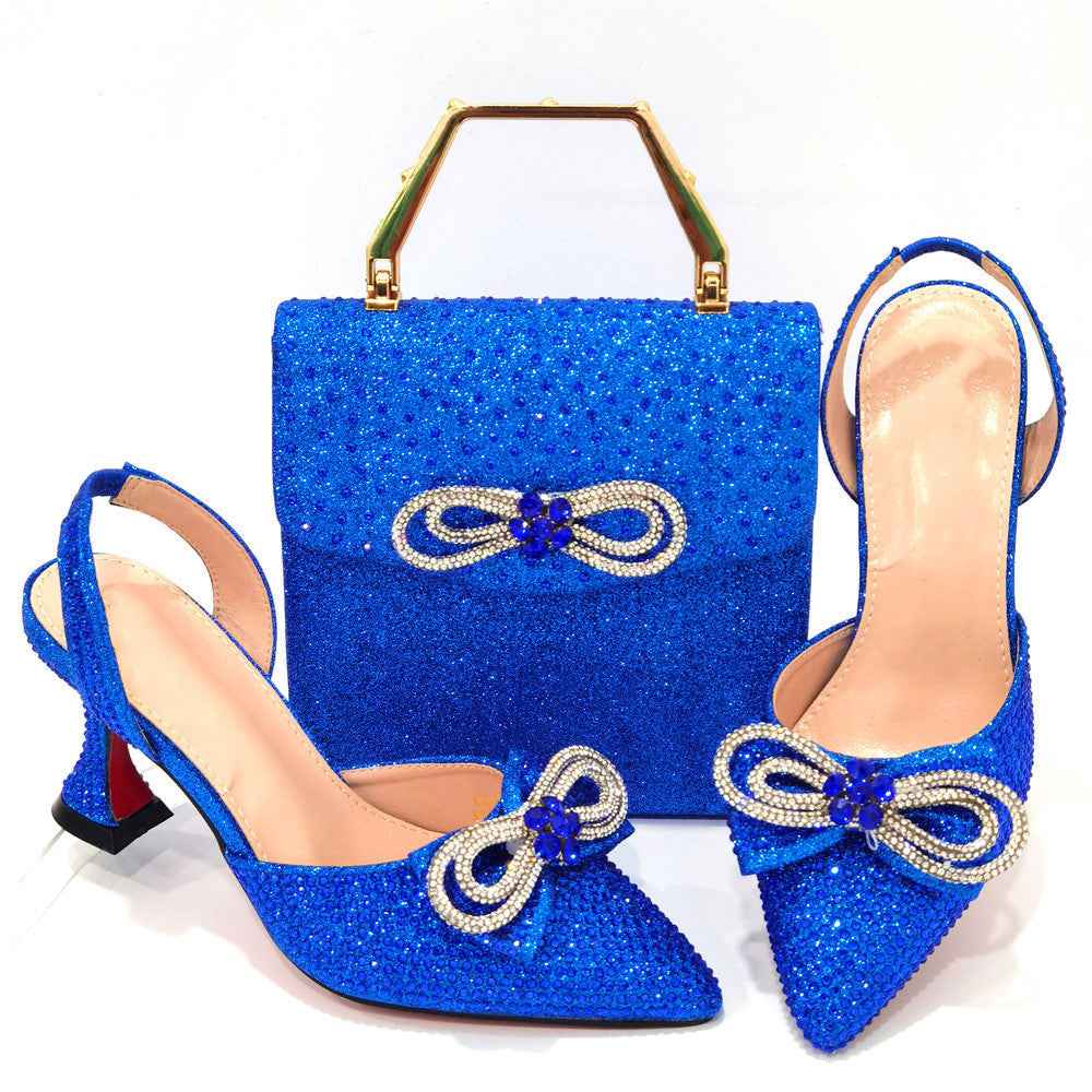 Ensemble femme – escarpins élégants et sac cabas assorti