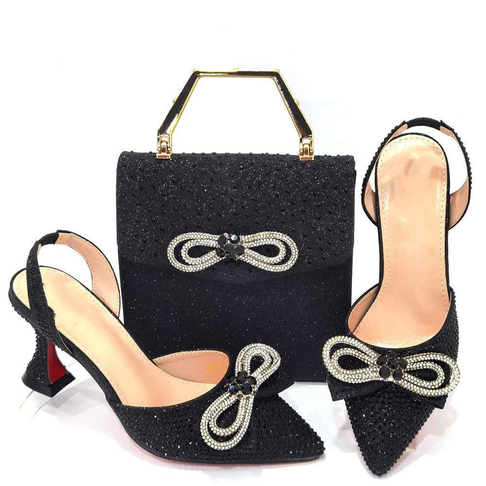 Ensemble femme – escarpins élégants et sac cabas assorti
