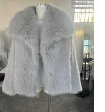 Veste chaude femme en peluche, col à revers, style décontracté, manches longues