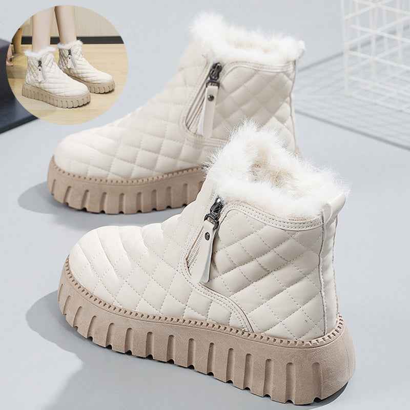 Freya® | Bottines d’Hiver Confortables à Plateforme