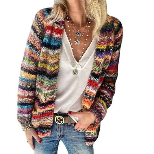 Cardigan en maille fine – Veste légère et ample pour femme