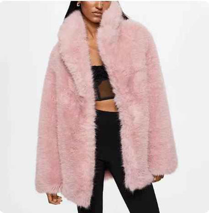Artificial Fur Warm Coat Thick Coat Women