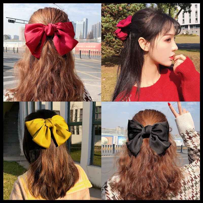 Big bow hairpin hair rope