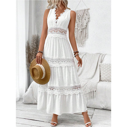 Myraline® | Robe Longue en Dentelle Style Bohème Chic