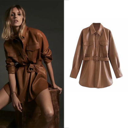 Nora® | Blouson Faux Cuir Chic