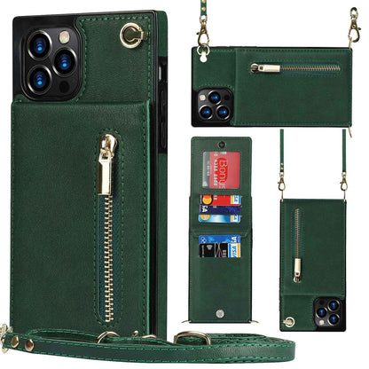 Coque de Téléphone à Fermeture Éclair – Bandoulière Chic