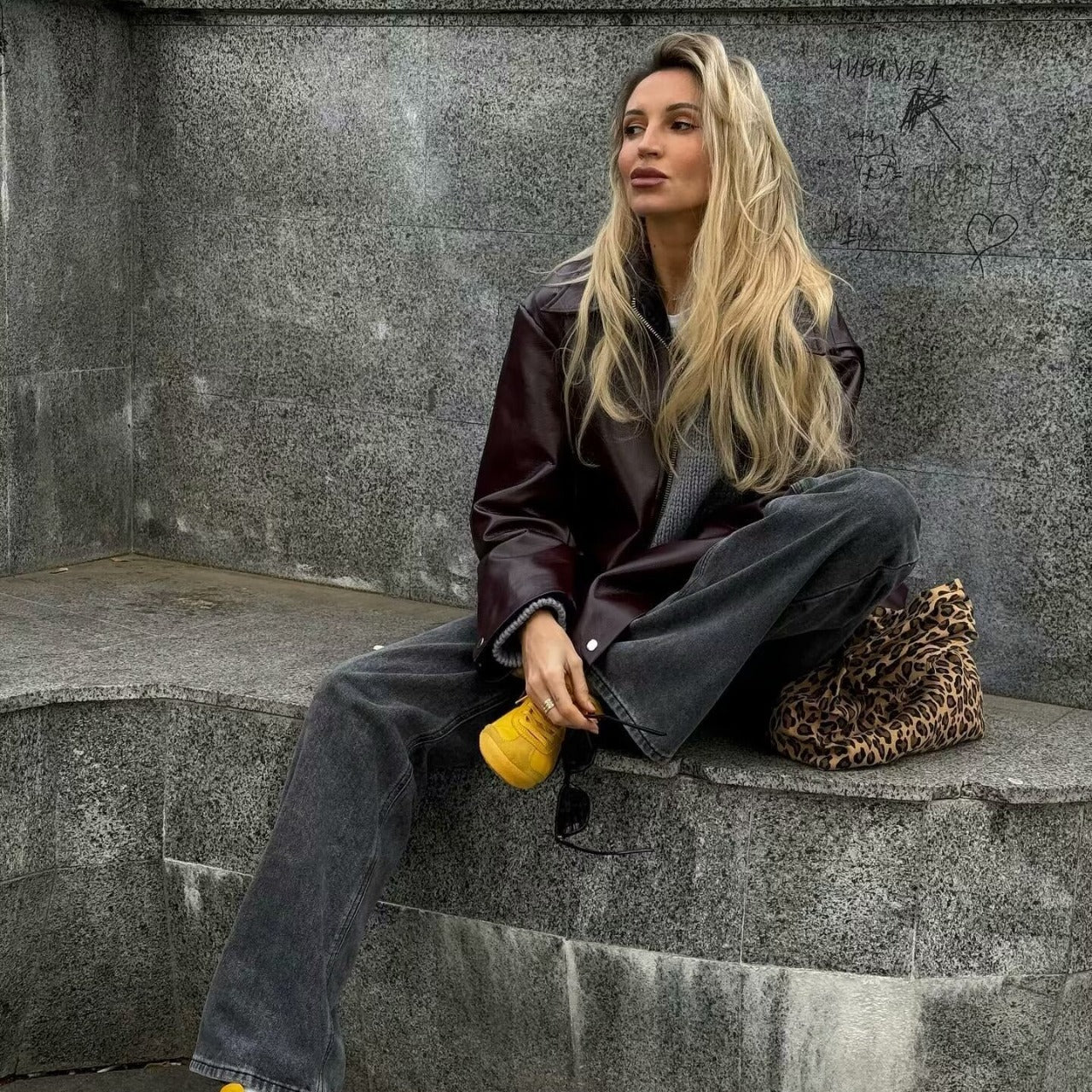 Julien® | Blouson Intemporel en Similicuir - parlezmode.com