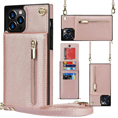 Coque de Téléphone à Fermeture Éclair – Bandoulière Chic