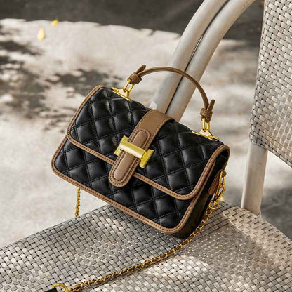 Sac bandoulière en cuir véritable – élégance d’automne et luxe accessible