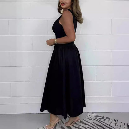 Valarène® | Robe Taille Cintrée Élégance Pure – Style Épuré