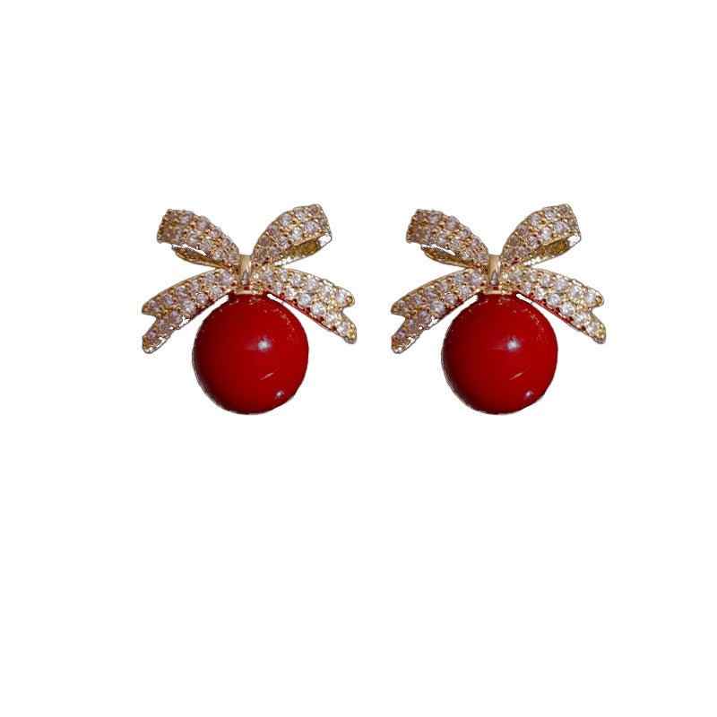 Bow Fashion Personality Ear Stud Women