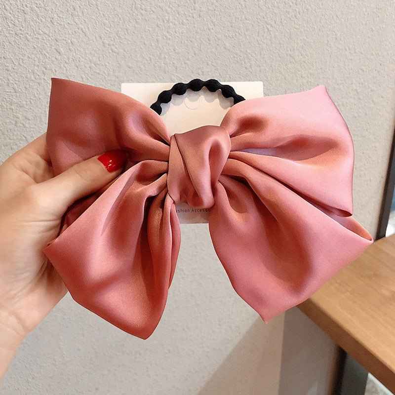 Big bow hairpin hair rope