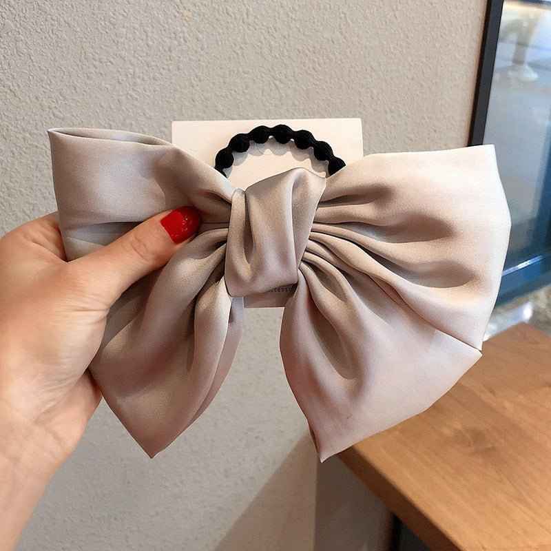 Big bow hairpin hair rope