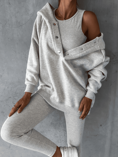 Ensemble Vera® | Sweat à Capuche, Gilet et Pantalon