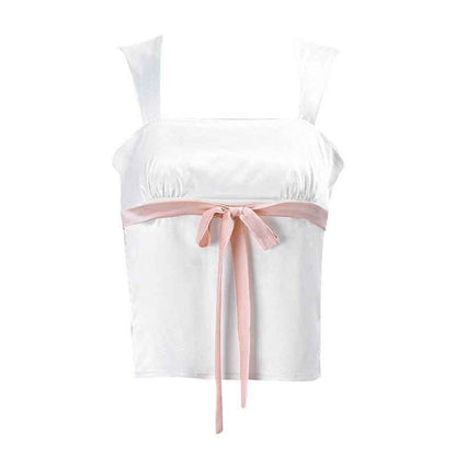 Bow Bandage Backless Camisole For Women