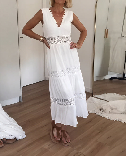 Myraline® | Robe Longue en Dentelle Style Bohème Chic