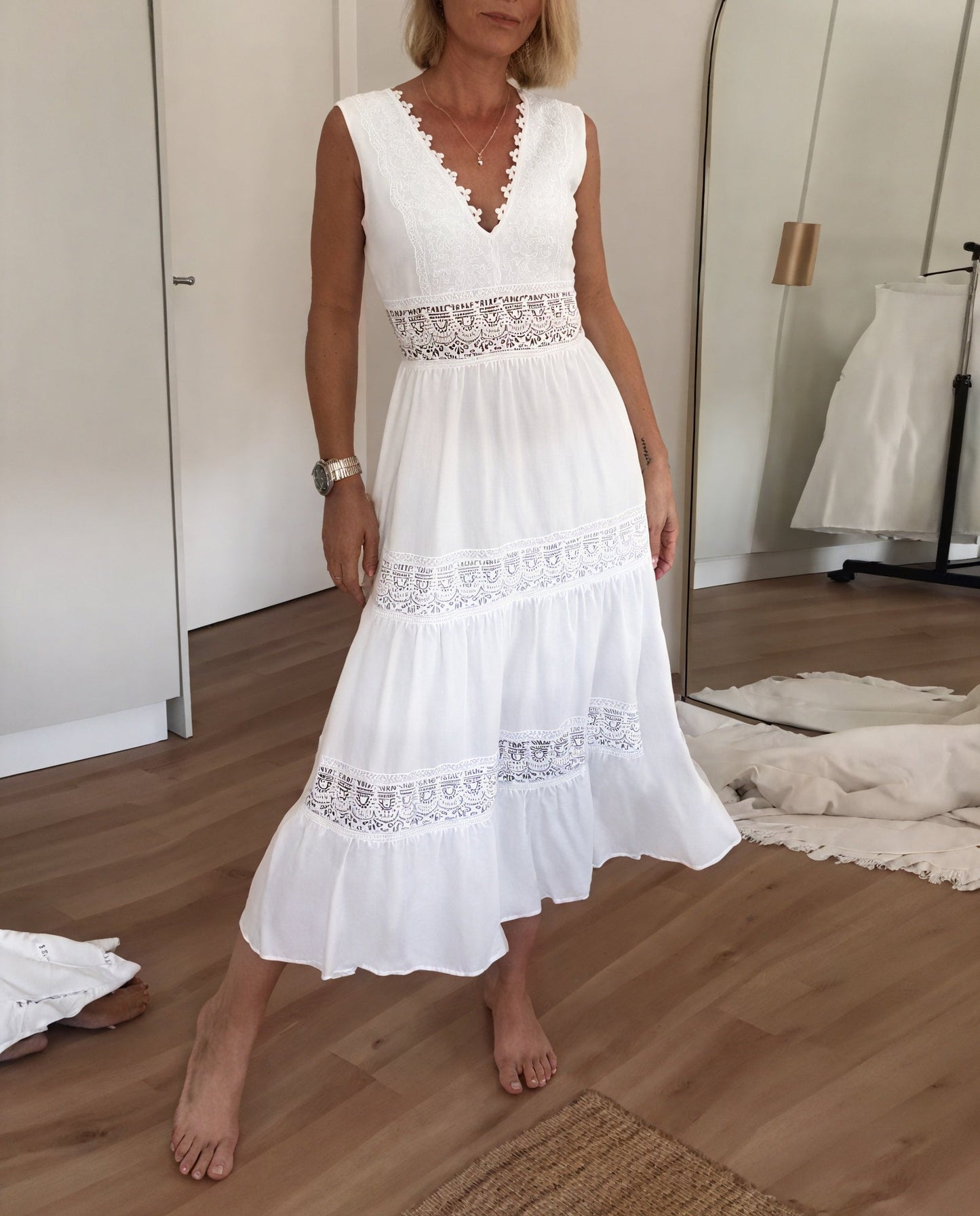 Myraline® | Robe Longue en Dentelle Style Bohème Chic