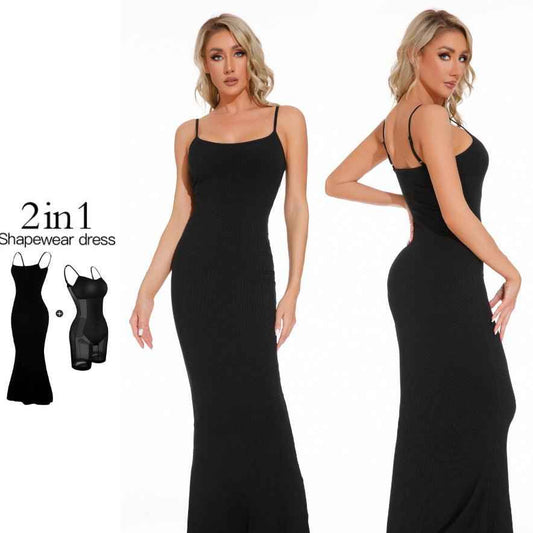 Robe Sculptante Élégance™ – Effet Ventre Plat Instantané