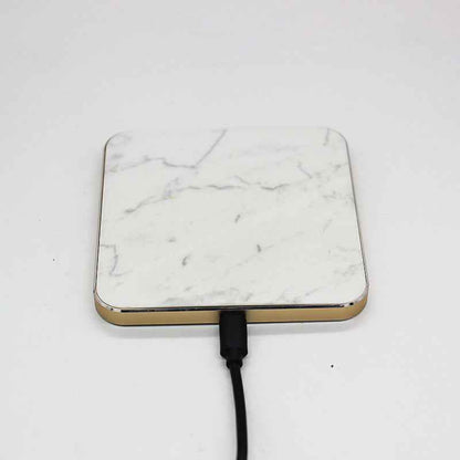 Real marble wireless charger