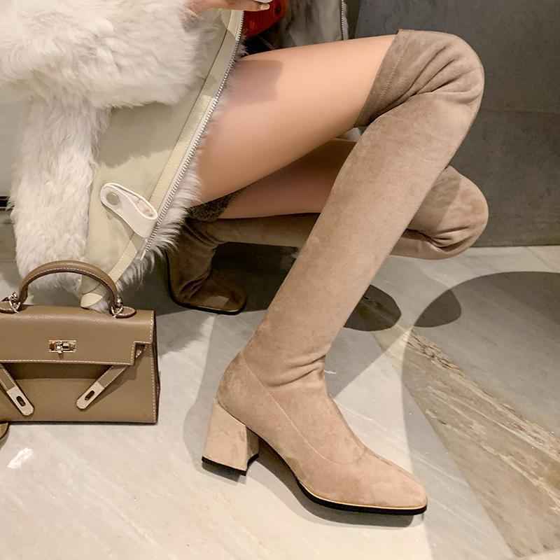 Stella Cuissardes à Talon Épais