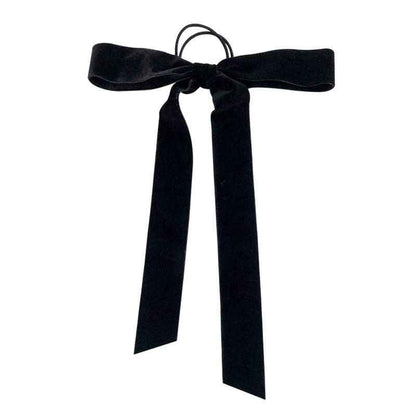 Ribbon double-sided velvet bow hair rope women