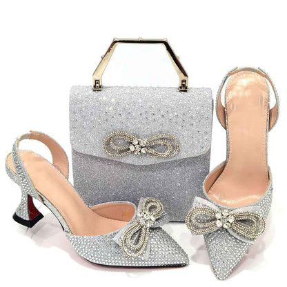 Ensemble femme – escarpins élégants et sac cabas assorti